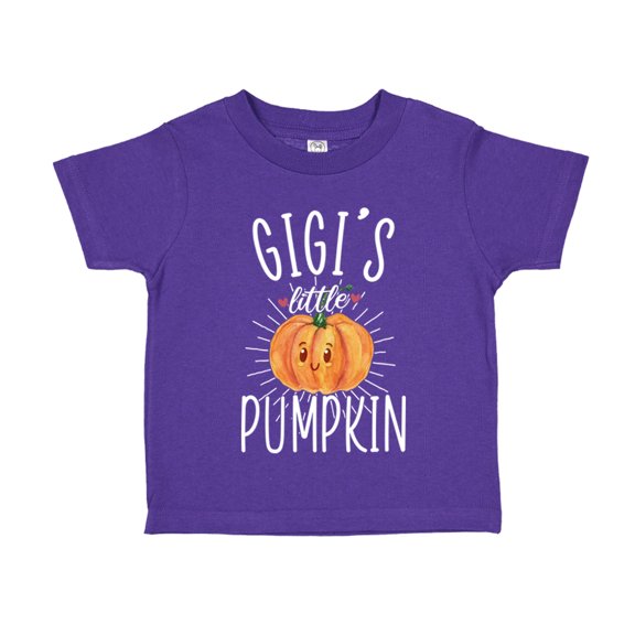 Gigi's Little Pumpkin Toddler T-Shirt 3T Purple