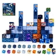 GigiPlanet 64PCS Blue Castle Magnetic Blocks Set – Knight, Princess ...