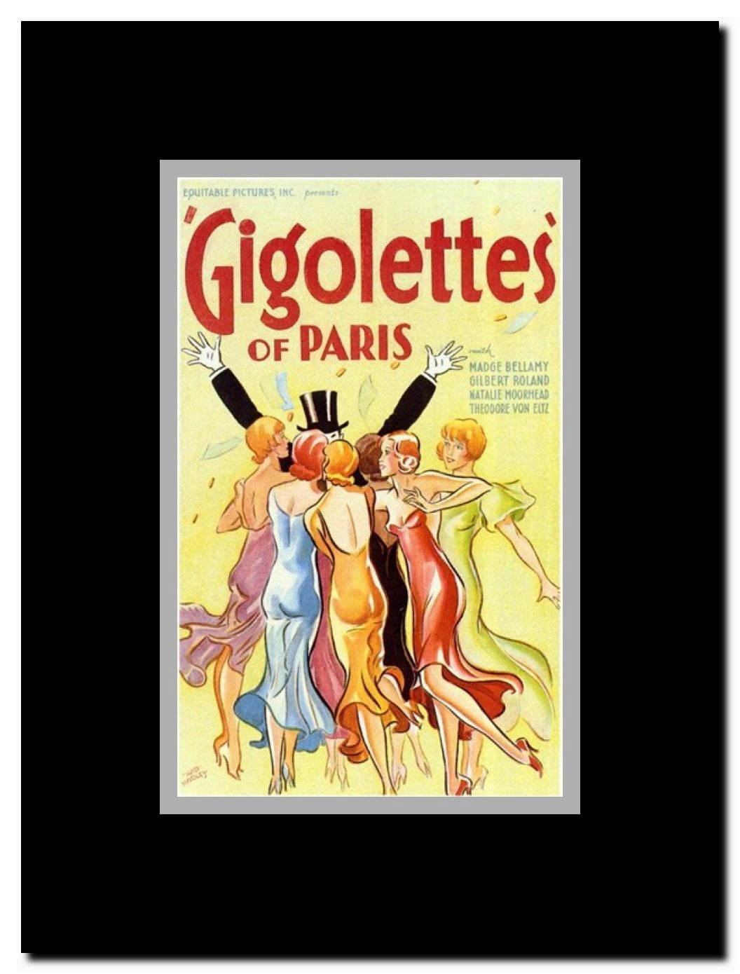 Gigolettes of Paris Framed Movie Poster