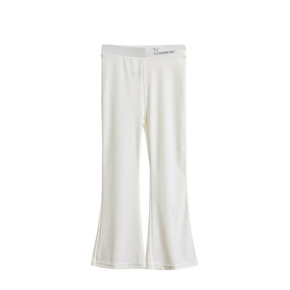 GigrtiJin 2-13 Years Toddler Girls Trendy Flare Pants Solid Color Straight Leg Yoga Pants Casual Gym Pants