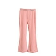 thumbnail image 1 of GigrtiJin 2-13 Years Toddler Girls Trendy Flare Pants Solid Color Straight Leg Yoga Pants Casual Gym Pants, 1 of 5