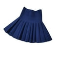 thumbnail image 1 of GigrtiJin 2-8 Years Toddler's Princess Skirt Solid Color High Waiste Pleated Casual Skirt Little Girls' Cute Trendy Skirt, 1 of 3