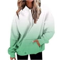 thumbnail image 1 of GigrtiJin Hoodies for Women Gradient Print Plus Size Casual Sweatshirt Drawstring Hooded Pullover Top with Pocket, 1 of 4