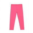 thumbnail image 1 of GigrtiJin 3-12 Years Toddler Kids Leggings Solid Color Elastic Waisted Straight Leg Base Long Pants Lightweight Athletic Pants, 1 of 4