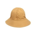 thumbnail image 1 of GigrtiJin 4 Months-3 Years Bucket for Newborn Infant Solid Color Wide Brim Sunshade Fisherman Hats, 1 of 3