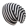 thumbnail image 1 of GigrtiJin 5 Months-6 Years Causal Knitting Cotton Pullover Beanie Hats for Infant Toddler Striped Comfy Thermal Hats, 1 of 2
