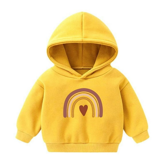 GigrtiJin Boy Girl Fall Winter Shirt Long Sleeve Pattern Printed Pullover Tops Round Neck Cute Loose Hooded Sweatshirt