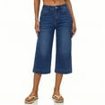 thumbnail image 1 of GigrtiJin Capris Jeans for Womens Straight Leg Casual Jeans Womens Loose High Waisted Going Out Capris Denim Pants with Pockets, 1 of 3