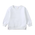 thumbnail image 1 of GigrtiJin Fleece Lined Sweatshirts for Kids Cotton Long Sleeve Sweatshirts Crew Neck Basic Casual Sweatshirts 8T-13T, 1 of 3