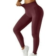 thumbnail image 1 of GigrtiJin High Waisted Leggings for Women Seamless Scrunch Yoga Pants Workout Running Athletic Joggers Hip Lift Legging, 1 of 8