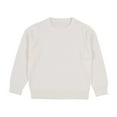 thumbnail image 1 of GigrtiJin Infant Boys Girls Knitted Sweaters Children's Long Sleeve Solid Color Round Neck Pullover Sweater Tops, 1 of 2