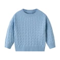 thumbnail image 1 of GigrtiJin Knit Sweaters for Boys Girls Fall Winter Long Sleeve Sweaters Kids Round Neck Pullover Sweaters 3T-8T, 1 of 7