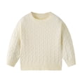 thumbnail image 1 of GigrtiJin Knit Sweaters for Boys Girls Fall Winter Long Sleeve Sweaters Kids Round Neck Pullover Sweaters 3T-8T, 1 of 9