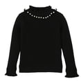 thumbnail image 1 of GigrtiJin Knit Sweaters for Girls Fall Winter Cute Sweaters Mock Neck Pullover Long Sleeve Sweaters 2T-13T, 1 of 2
