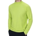 thumbnail image 1 of GigrtiJin Men Classic Tops Solid Long Sleeve Shirt Basic Crew Neck Casual Athletic Shirts Hiking Workout Sports Tees, 1 of 9