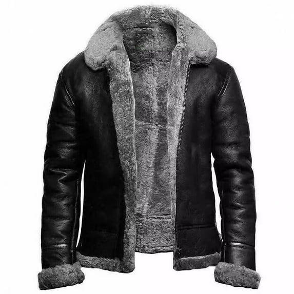 GigrtiJin Men Plus Size Collar Cardigan Jackets Winter Casual Zipper Parka Jacket Coat Fashion Warm Comfy Coats