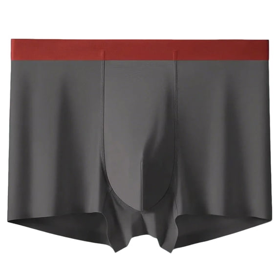 GigrtiJin Men's Big and Tall Basic Underpants Solid Color Low Rise Full Coverage Supportive Trunks Underwear Stretchy Breathable Briefs