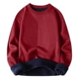 thumbnail image 1 of GigrtiJin Men's Crewneck Sweatshirts Long Sleeve Casual Relaxed Pullover Shirt Fashion Lightweight Comfy Tops, 1 of 7