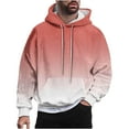 thumbnail image 1 of GigrtiJin Men's Oversized Pullover Hoodies Gradient Color Hooded Drawstring Long Sleeve Sweatshirt with Pocket Trendy Workout Tops, 1 of 6