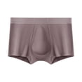 thumbnail image 1 of GigrtiJin Mens Athletic Pouch Underpants Solid Color Mid Rise Full Coverage Hip Lifting Trunks Underwear Sweatproof Hipster Boxer Briefs, 1 of 7