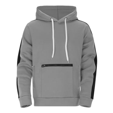 GigrtiJin Mens Hooded Sweatshirts Comfy Solid Color Sweatshirt with Pockets Casual Loose Long Sleeve Oversized Hoodies