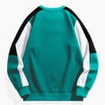 thumbnail image 1 of GigrtiJin Mens Plus Size Sweatshirt Color Block Crew Neck Long Sleeve Activewear Blouse Baggy Casual Running Tops, 1 of 4