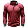 thumbnail image 1 of GigrtiJin Mens Shirts Long Sleeves Golf Shirts Quick Dry Sun Protection Long Sleeve Shirt Casual Comfy Shirt with Pocket, 1 of 5