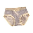 thumbnail image 1 of GigrtiJin Mid Rise Underwear for Women Seamless Wide Rimmed Briefs Panties Breathable Comfy Underpants, 1 of 5