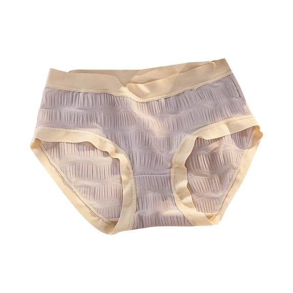 GigrtiJin Mid Rise Underwear for Women Seamless Wide Rimmed Briefs Panties Breathable Comfy Underpants
