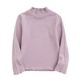 thumbnail image 1 of GigrtiJin Newborn Baby's Base Cotton Tops Solid Color High Neck Long Sleeve Shirt for Infant and Children 6 Months-10 Years, 1 of 3