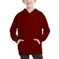thumbnail image 1 of GigrtiJin Oversized Hooded Sweatshirt for Kids Long Sleeve Casual Fashion Pullover Loose Tops Blouse with Pocket, 1 of 6