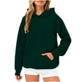 thumbnail image 1 of GigrtiJin Oversized Hoodies Womens Sweatshirts Long Sleeve with Pocket Pullover Blouses Fashion Solid Color Casual Tops, 1 of 9