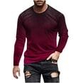 thumbnail image 1 of GigrtiJin Oversized Loose Casual Tops Gradient Color Round Neck Long Sleeve Oversized Trendy Pullover Blouse Shirt, 1 of 4