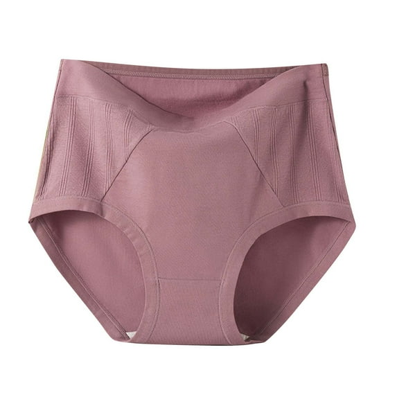 GigrtiJin Period Cotton Underwear for Women High Cut Breathable Briefs Panties Solid Color Smoothing Sweat Proof Underpants