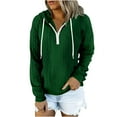 thumbnail image 1 of GigrtiJin Plus Size Sweatshirts for Women Winter Loose Solid Color Long Sleeved Hoodies Casual Comfy Loose Pullover Tops, 1 of 6