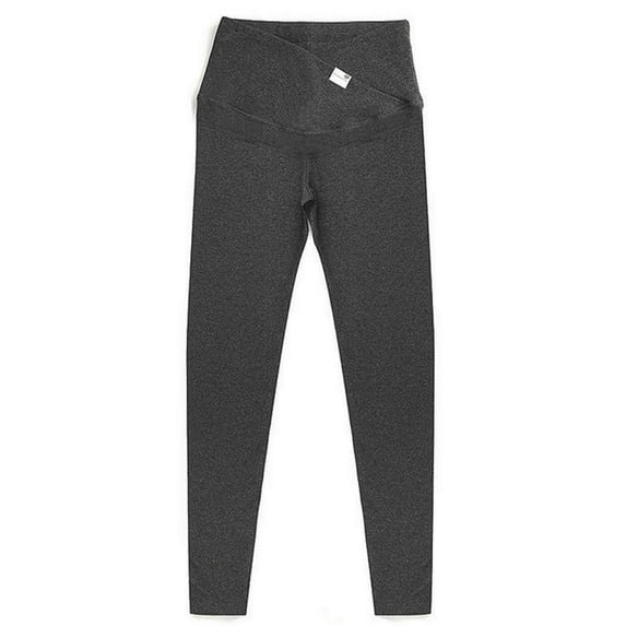 GigrtiJin Pregnancy Yoga Pants for Women Solid Color High Waisted Over Belly Straight Leg Pants Maternity's Slim Gym Leggings