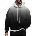 thumbnail image 1 of GigrtiJin Pullover Hooded Sweatshirt for Men Gradient Color Drawstring Pocket Hoodies Trendy Casual Activewear Blouse, 1 of 6