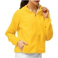 thumbnail image 1 of GigrtiJin Quick Dry Outdoors Jackets for Women Zip up Long Sleeve Hooded Running Jogger Outwear Fashion Casual Top Coat, 1 of 7