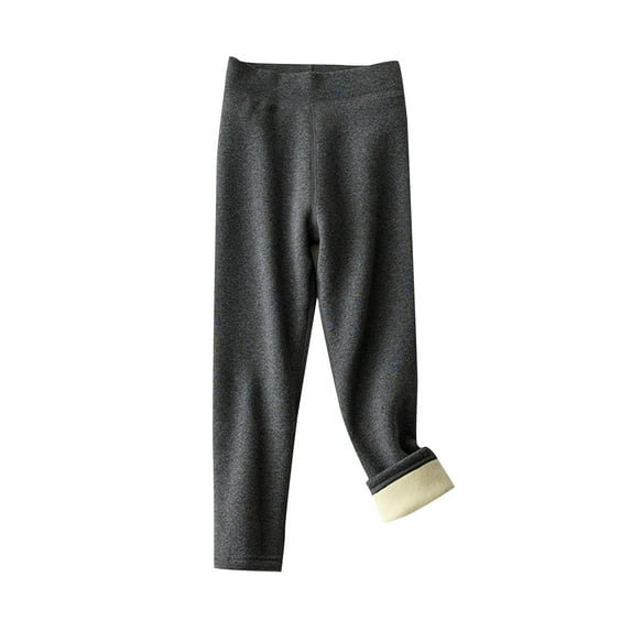 GigrtiJin Toddler Boys Girls Cotton Base Leggings Solid Color Thermal Long Pants Casual Comfortable Trousers