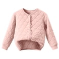 thumbnail image 1 of GigrtiJin Toddler Kid Boy Girl Winter Coat Thickened Warm Cotton Cardigan Button up Lightweight Long Sleeve Solid Jacket, 1 of 4