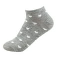 thumbnail image 1 of GigrtiJin Women's Cute No Show Socks Heart Printed Low Cut Socks Breathable Sweatproof Short Socks, 1 of 2