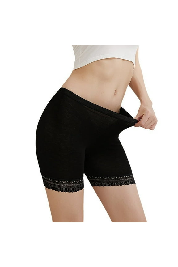 Women's Mid Rise Underwear Seamless Buttock Lift Boxer Panties Strench Breathable Underpants