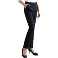 thumbnail image 1 of GigrtiJin Women's Plus Size High Waist Cropped Pants Casual Business Office Lightweight Dress Pants with Pockets, 1 of 6