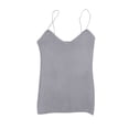 thumbnail image 1 of GigrtiJin Women's V-Neck Knitted Vest Sleeveless Solid Color Camisole Top Spring Fall Slim Spaghetti Strap Tank Tops, 1 of 3