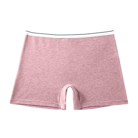 GigrtiJin Womens Boxer Underwear Mid Rise Seamless Solid Color Boyshort Panties Comfortable Sweat Proof Underpants