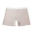 thumbnail image 1 of GigrtiJin Womens Boxer Underwear Mid Rise Seamless Solid Color Boyshort Panties Comfortable Sweat Proof Underpants, 1 of 3
