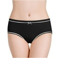 thumbnail image 1 of GigrtiJin Womens Cute Seamless Underwear Sweat Proof Breathable Briefs Ladie's Hipster Pentis, 1 of 7