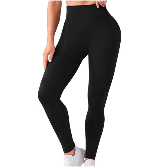 GigrtiJin Womens High Waist Leggings Workout Yoga Seamless Scrunch Butt Lift Leggings Active Tights Stretch Pants