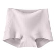 thumbnail image 1 of GigrtiJin Womens High Waisted Boyshort Cotton Underwear Postpartum Seamless Panties Invisible Sweat Proof Underpants, 1 of 7