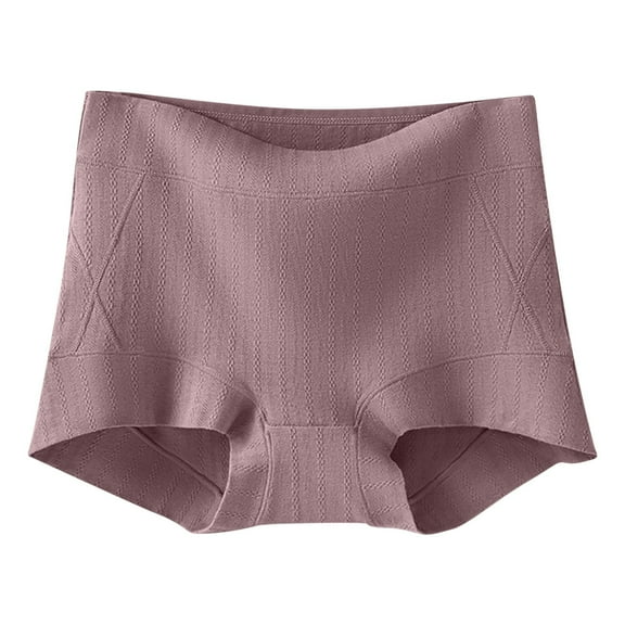 GigrtiJin Womens High Waisted Boyshort Cotton Underwear Postpartum Seamless Panties Invisible Sweat Proof Underpants